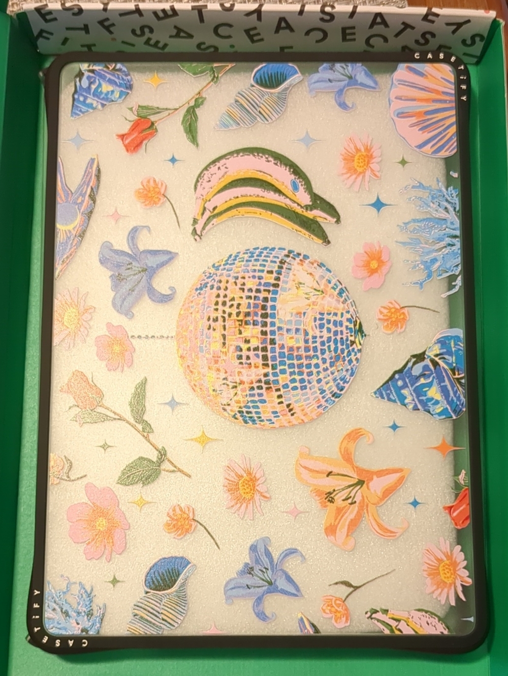 Casetify Pastel 'Disco Magic' MacBook Air 13inch Case - Pink, Blue, Peach